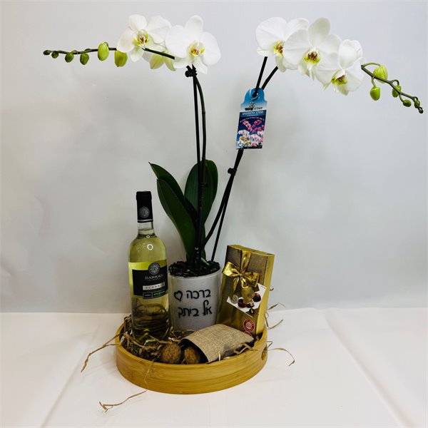 מארז סחלב יין ושוקולד