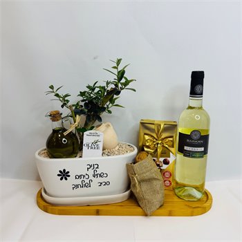 מארז זית ננסי שמן יין ושוקולד